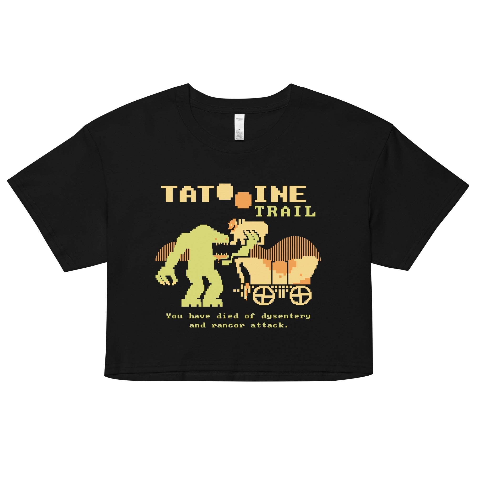 Tatooine Trail Women's Crop Tee Hoodie, Sweatshirt | CoreVibeTees.com