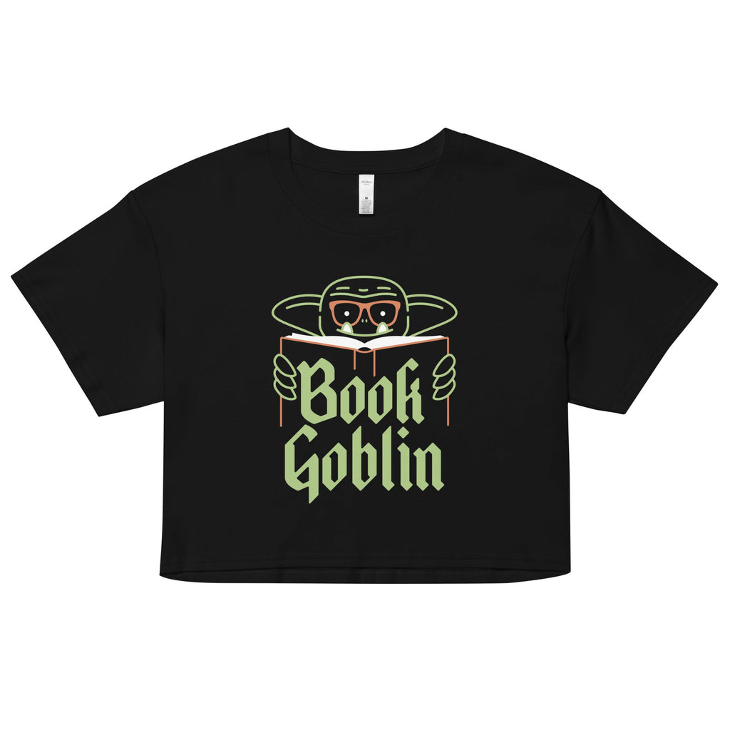 Book Goblin Women's Crop Tee Hoodie, Sweatshirt | CoreVibeTees.com