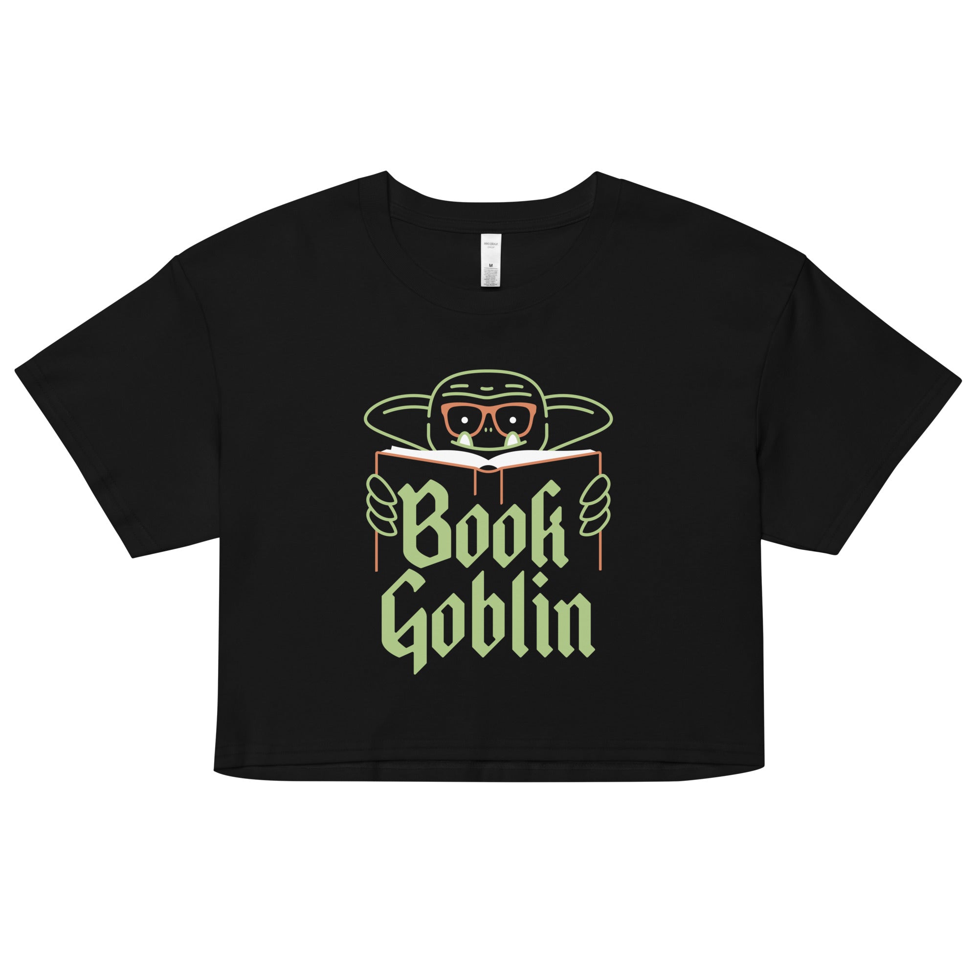 Book Goblin Women's Crop Tee Hoodie, Sweatshirt | CoreVibeTees.com