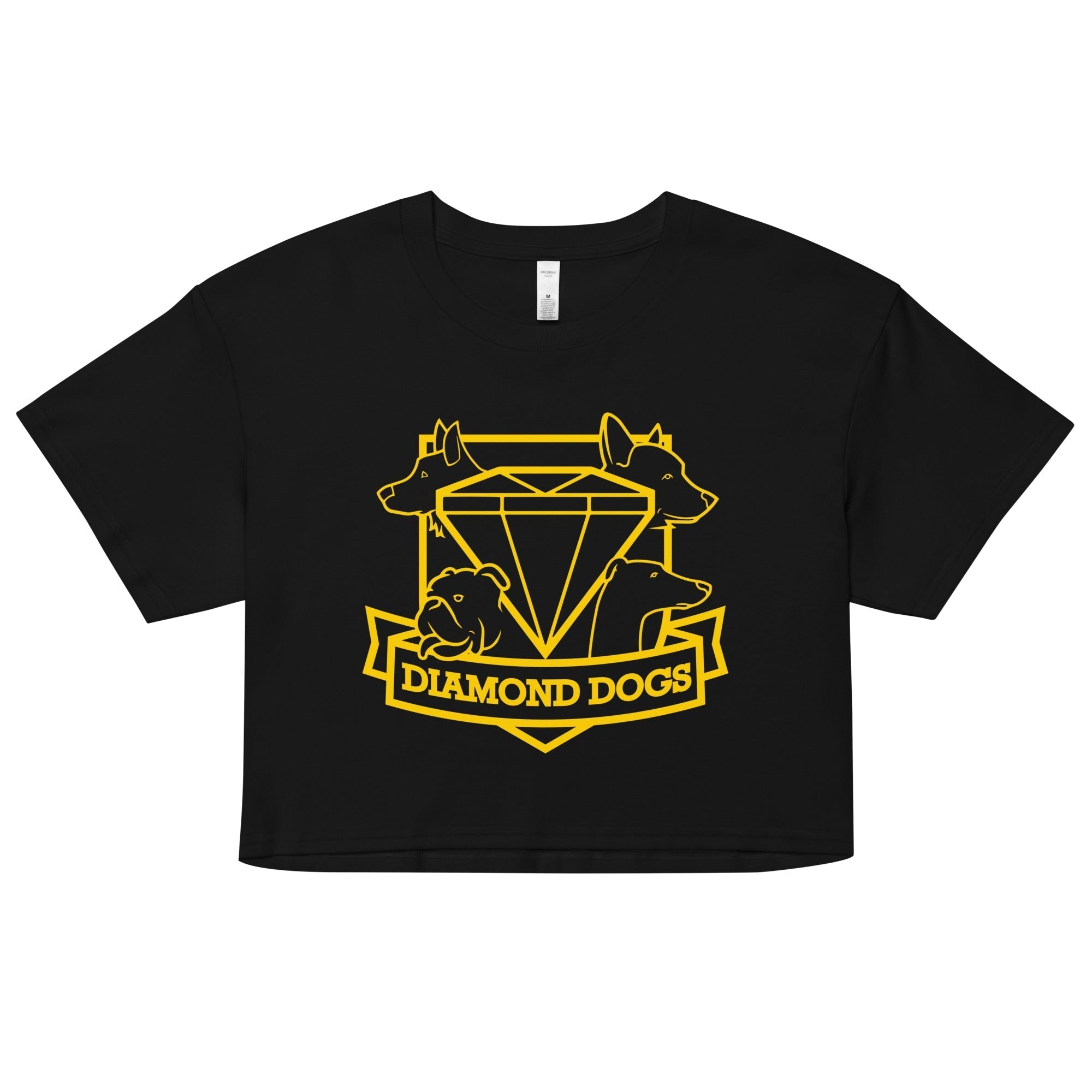 Diamond Dogs Women's Crop Tee Hoodie, Sweatshirt | CoreVibeTees.com