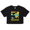 Isla Nublar National Park Women's Crop Tee Hoodie, Sweatshirt | CoreVibeTees.com