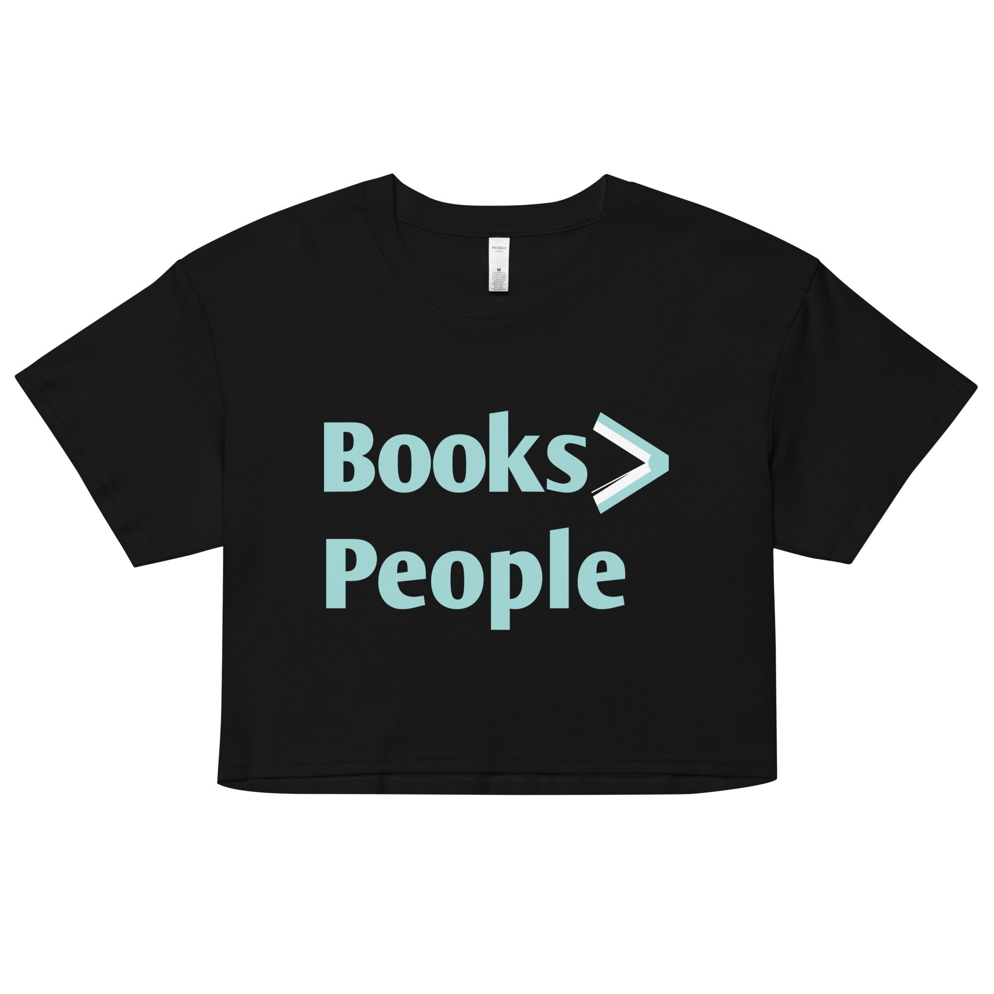 Books>People Women's Crop Tee Hoodie, Sweatshirt | CoreVibeTees.com (Image 1)