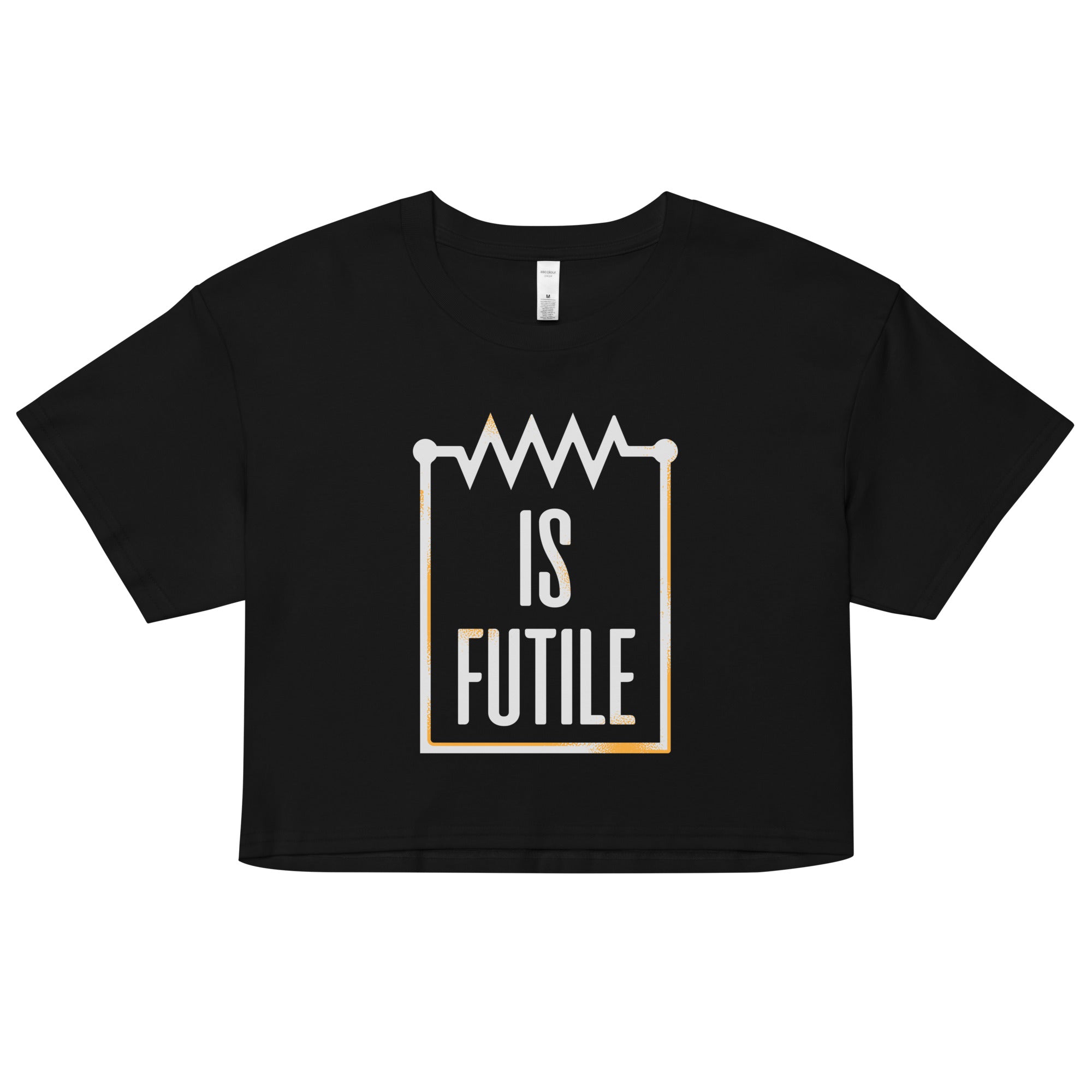Resistor Is Futile Women's Crop Tee Hoodie, Sweatshirt | CoreVibeTees.com (Image 1)
