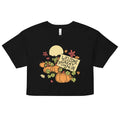 Welcome Great Pumpkin Women's Crop Tee Hoodie, Sweatshirt | CoreVibeTees.com