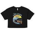 Visit Sark Chasm Women's Crop Tee Hoodie, Sweatshirt | CoreVibeTees.com