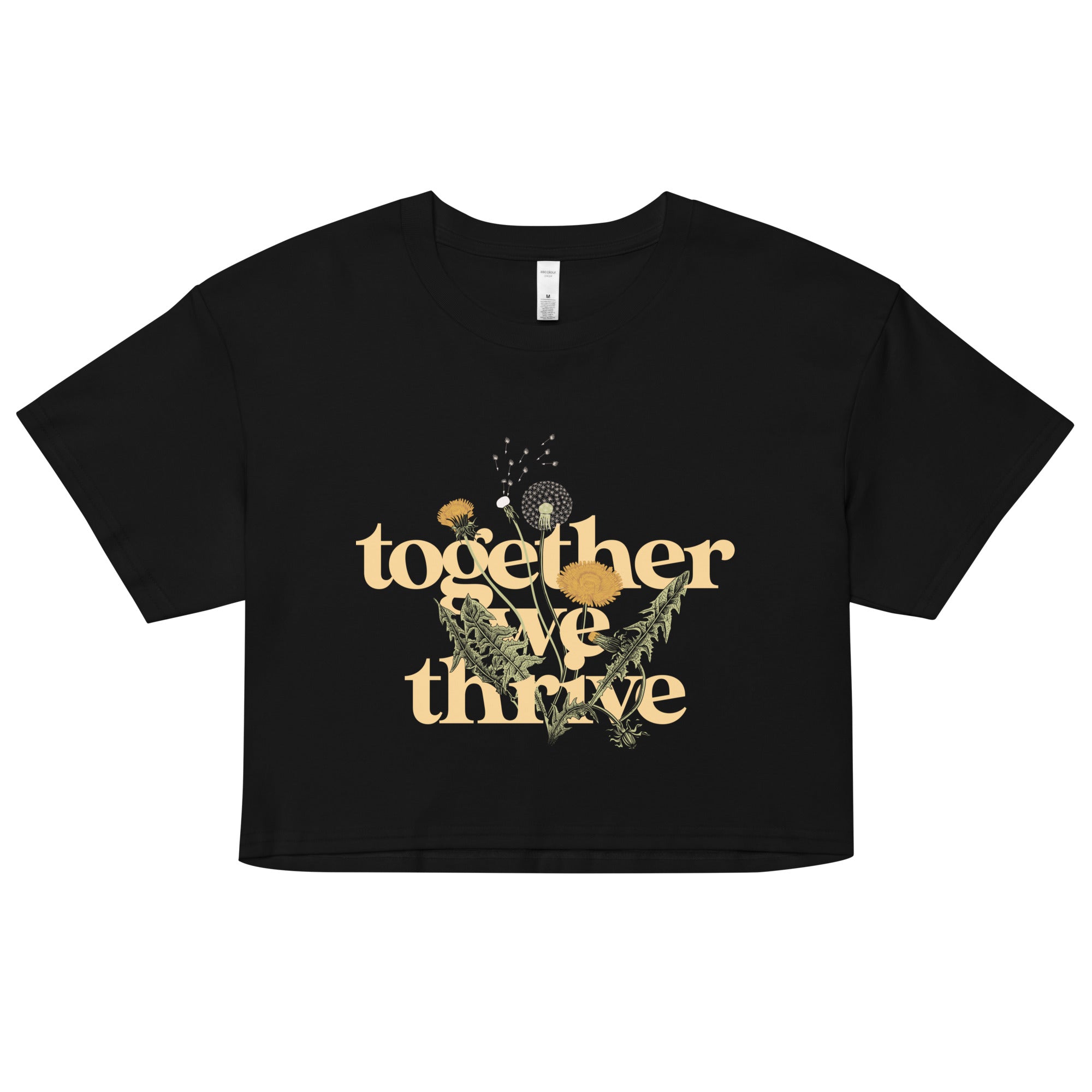 Together We Thrive Women's Crop Tee Hoodie, Sweatshirt | CoreVibeTees.com