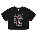 I Like Big Bulbs & I Cannot Lie Women's Crop Tee Hoodie, Sweatshirt | CoreVibeTees.com (Image 1)