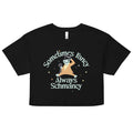Sometimes Fancy Always Schmancy Women's Crop Tee Hoodie, Sweatshirt | CoreVibeTees.com