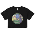 Tardis On La Grande Women's Crop Tee Hoodie, Sweatshirt | CoreVibeTees.com (Image 1)