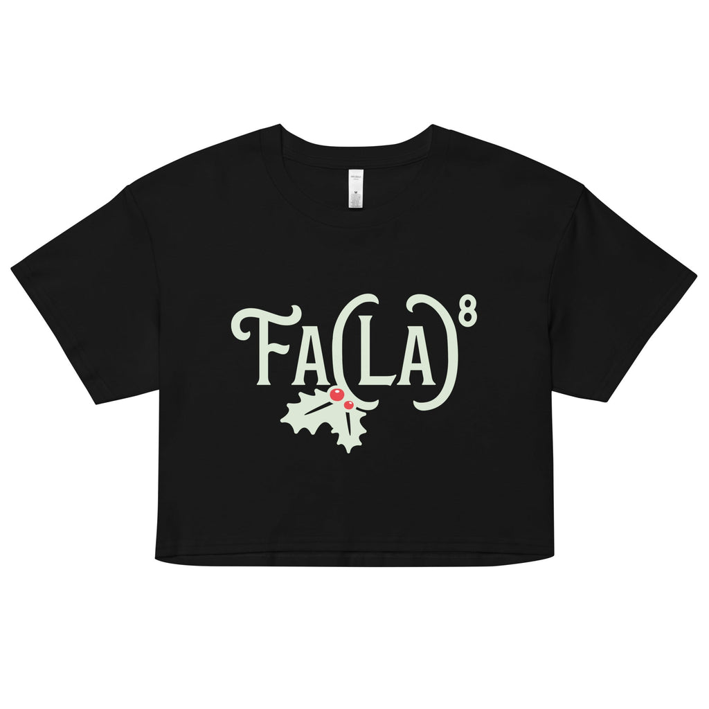 Fa LaLaLaLaLaLaLaLa Women's Crop Tee Hoodie, Sweatshirt | CoreVibeTees.com (Image 2)