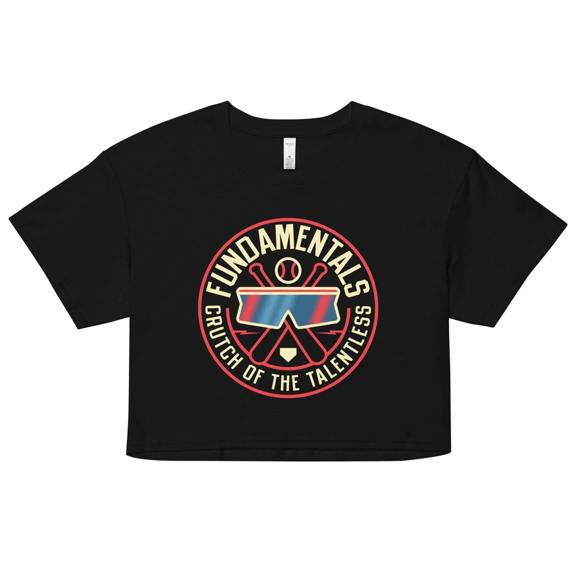 Fundamentals Crutch Of The Talentless Women's Crop Tee Hoodie, Sweatshirt | CoreVibeTees.com (Image 1)