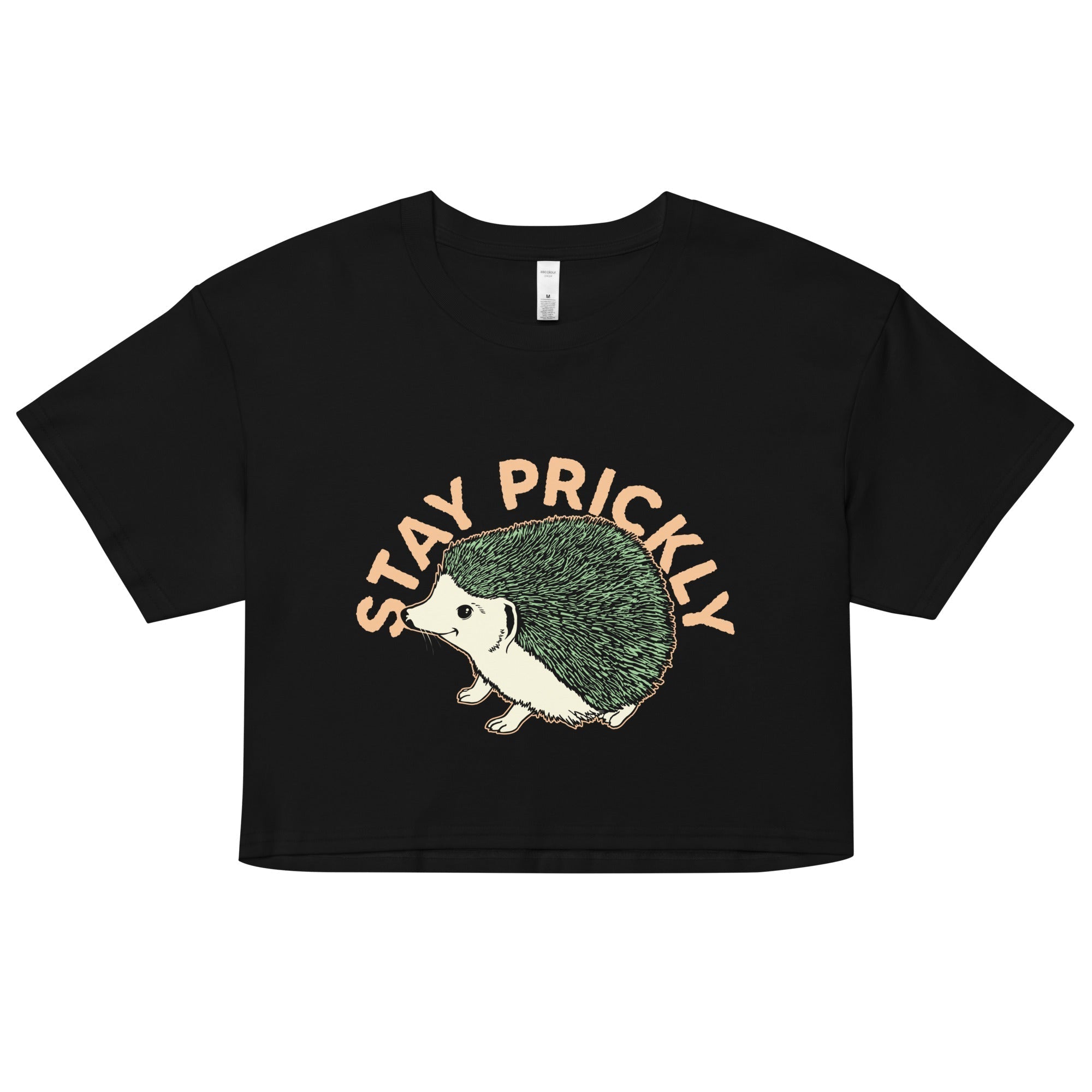 Stay Prickly Women's Crop Tee Hoodie, Sweatshirt | CoreVibeTees.com (Image 1)
