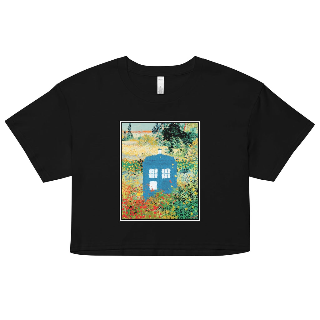 Garden In Bloom Women's Crop Tee Hoodie, Sweatshirt | CoreVibeTees.com (Image 1)