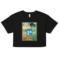 Garden In Bloom Women's Crop Tee Hoodie, Sweatshirt | CoreVibeTees.com (Image 1)