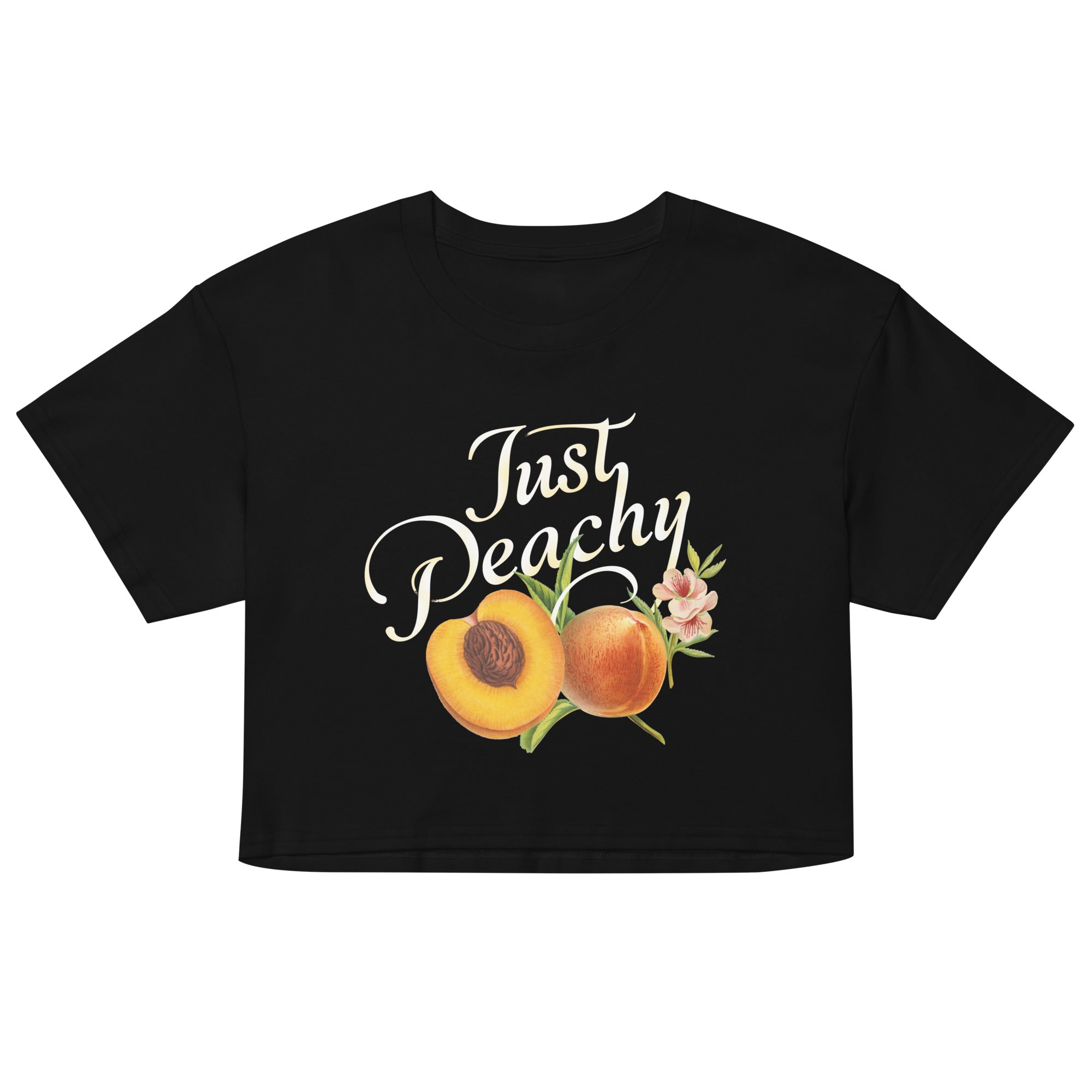 Just Peachy Women's Crop Tee