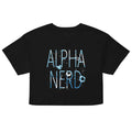 Alpha Nerd Women's Crop Tee