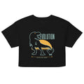 Dinosaur Evolution Women's Crop Tee