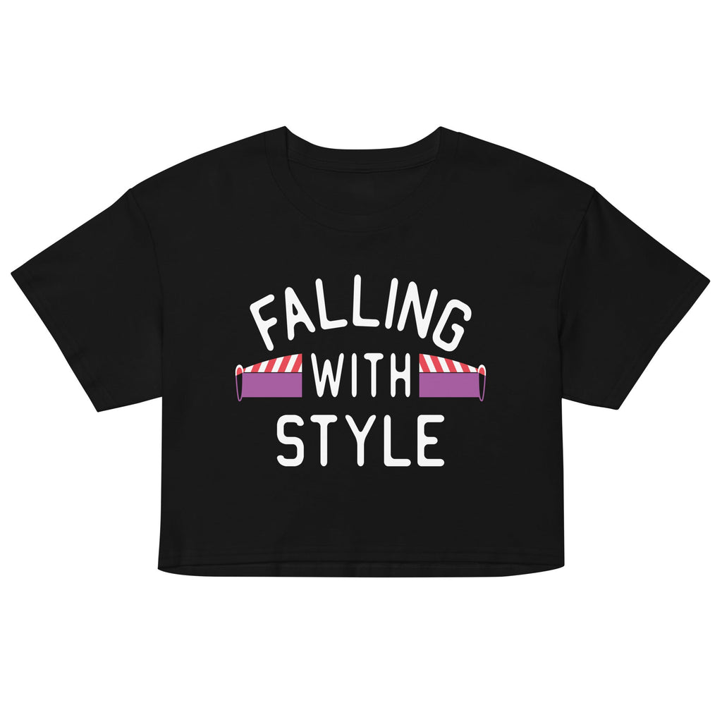 Falling With Style Women's Crop Tee