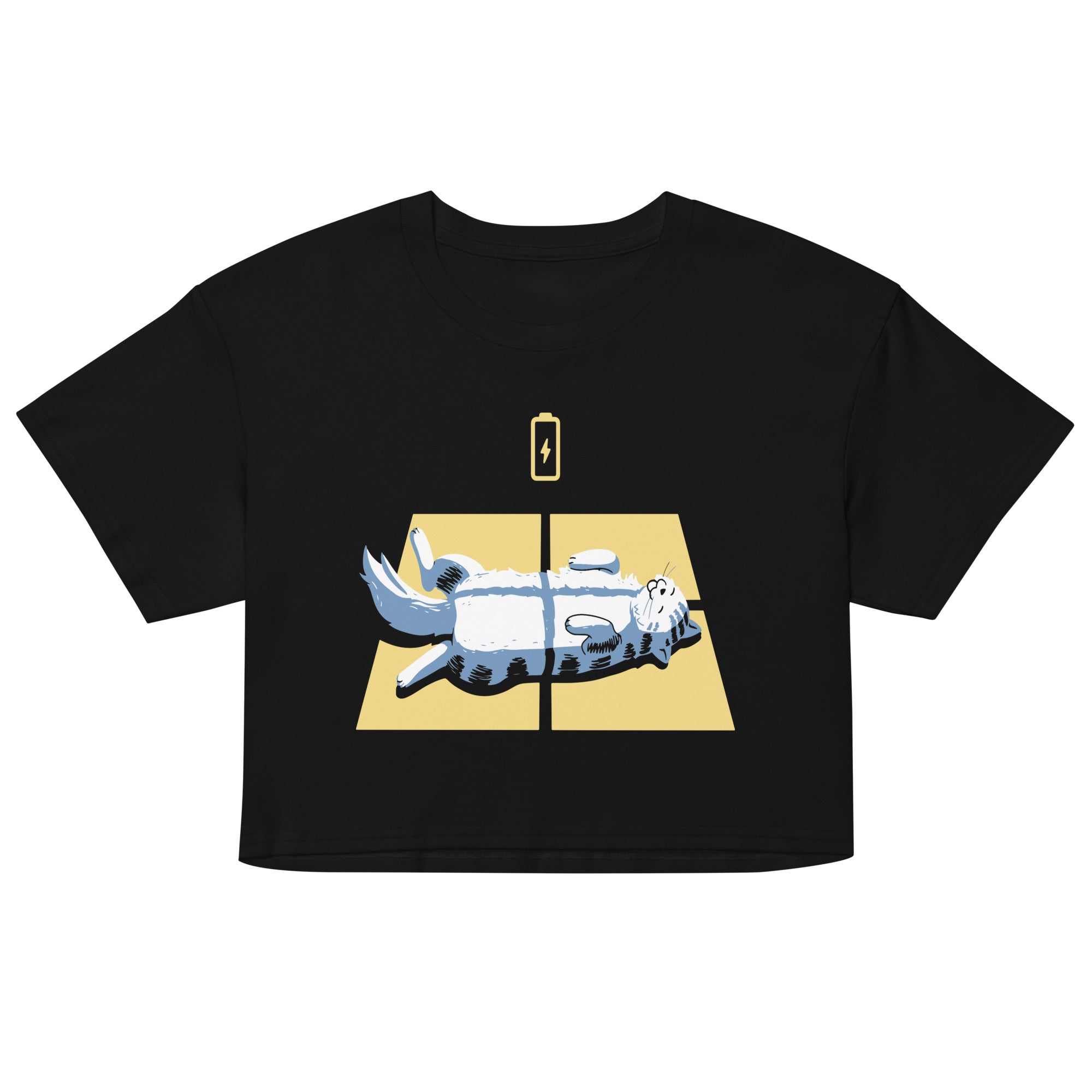 Solar Charging Women's Crop Tee