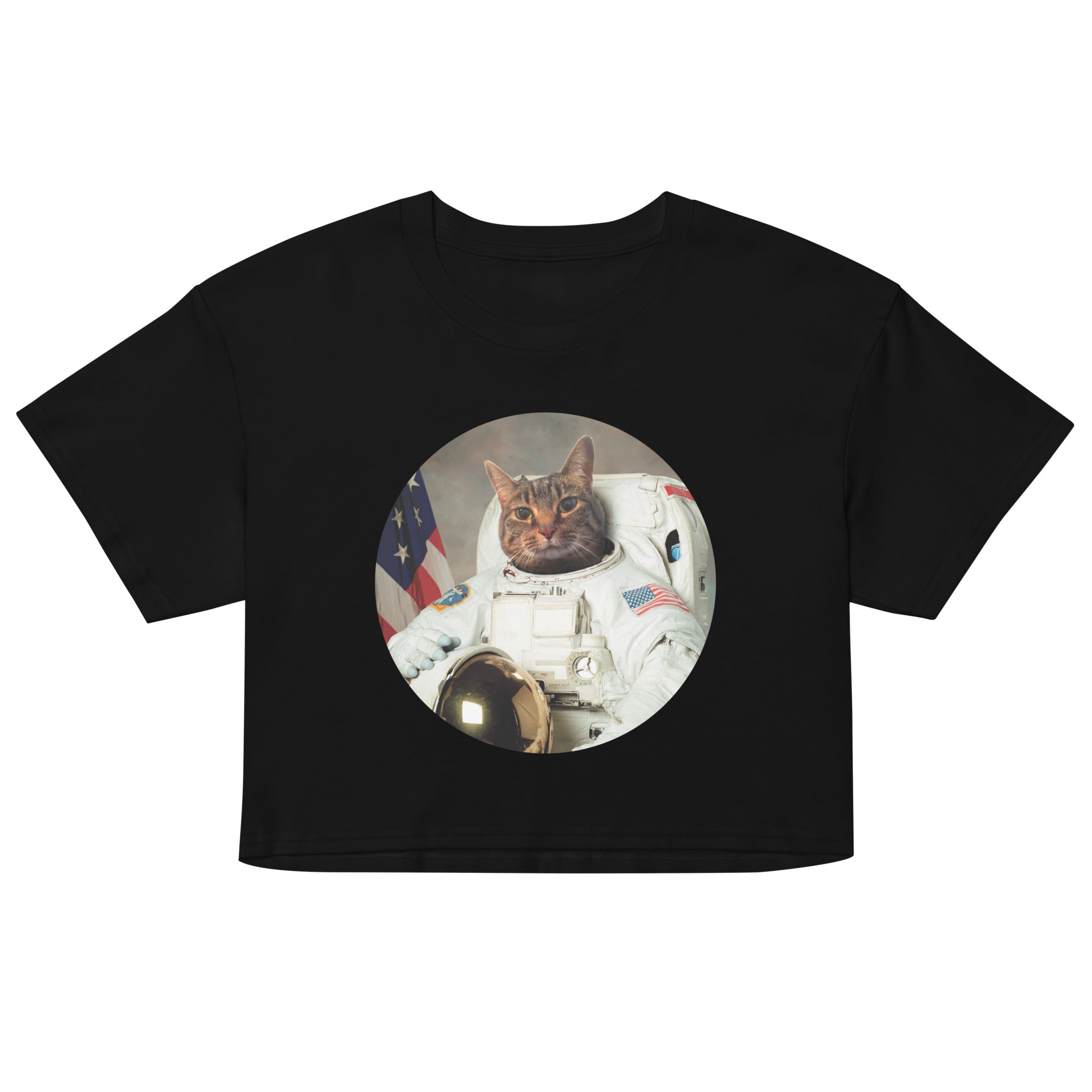 Astrocat Women's Crop Tee