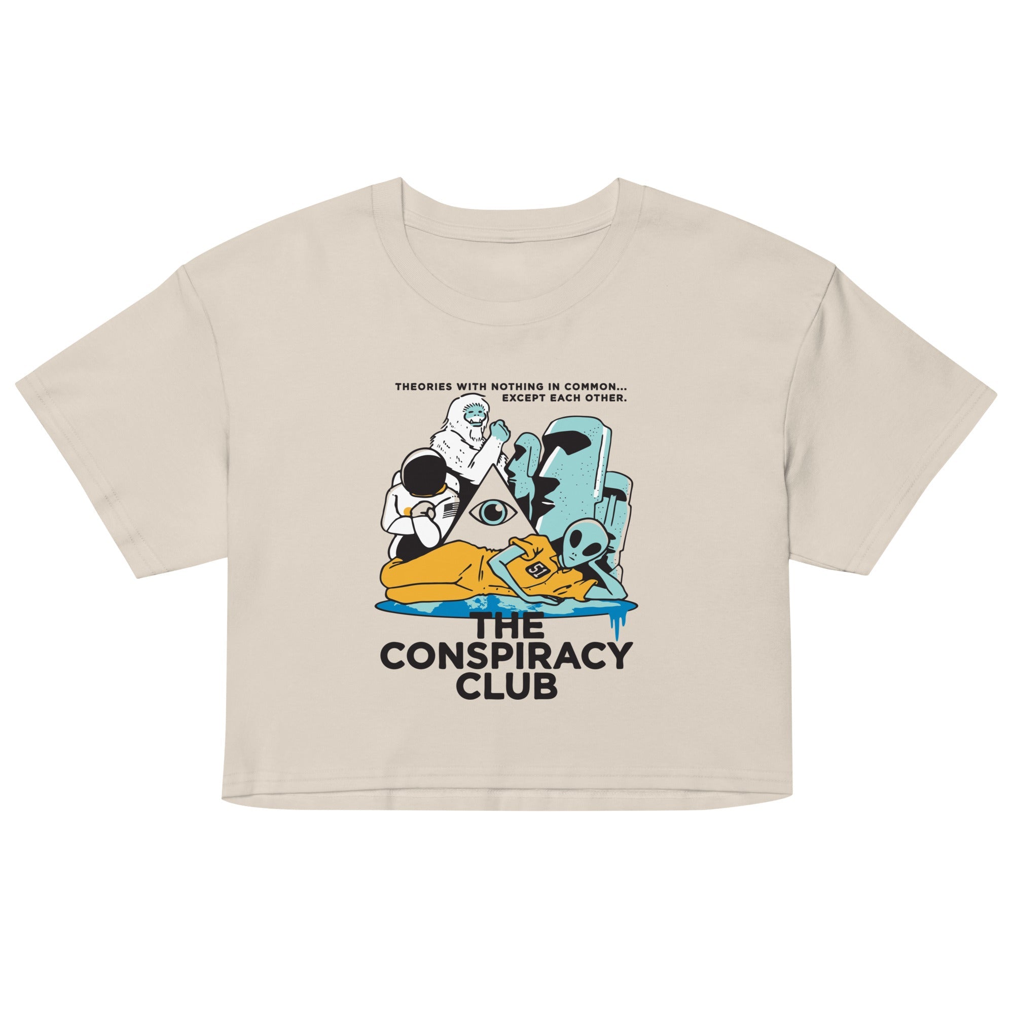 The Conspiracy Club Women's Crop Tee