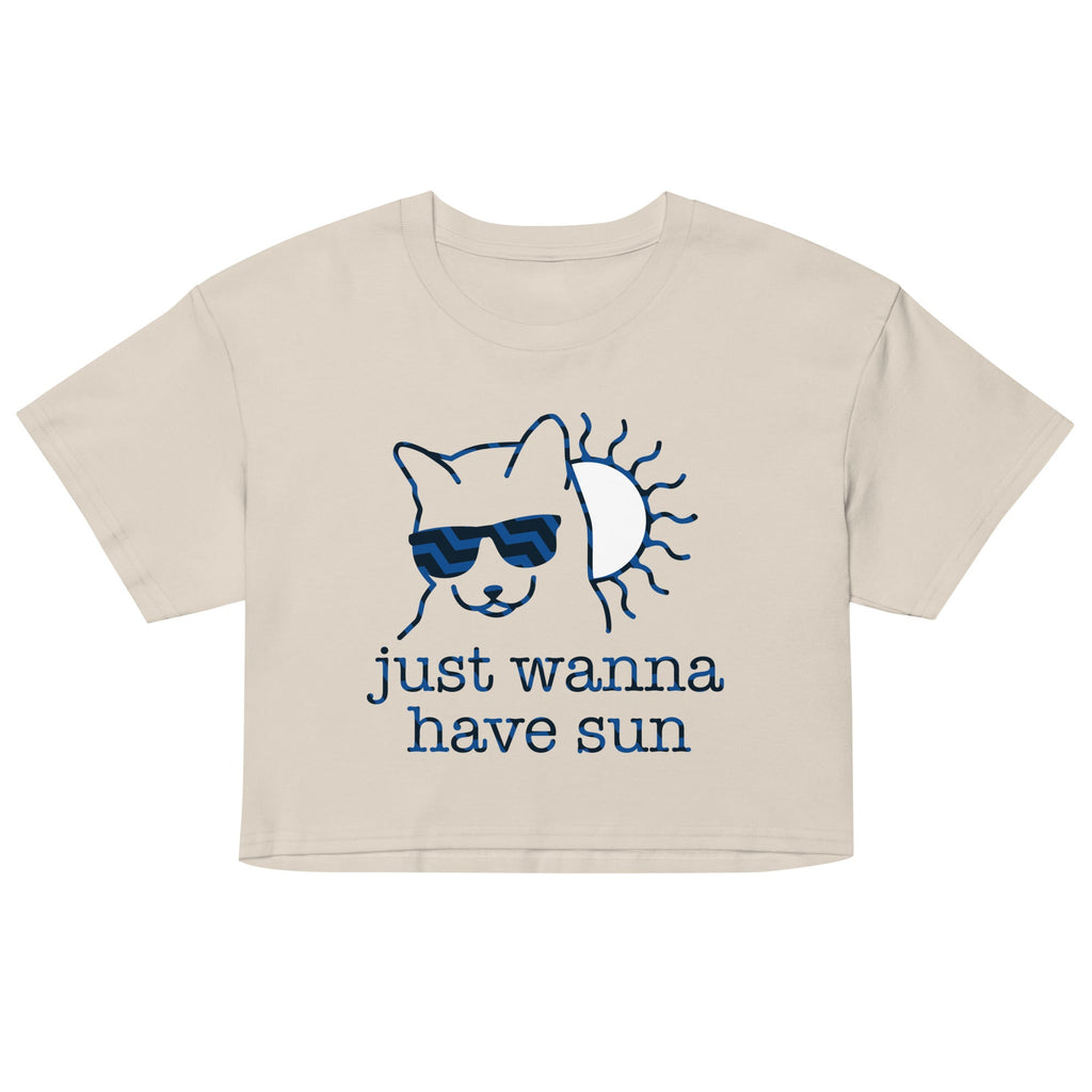 Just Wanna Have Sun Women's Crop Tee