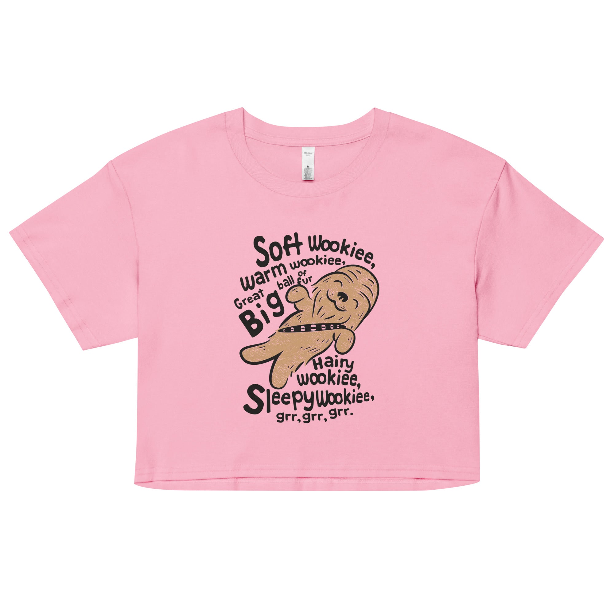 Soft Wookiee, Warm Wookiee Women's Crop Tee Hoodie, Sweatshirt | CoreVibeTees.com (Image 3)