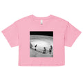 Surf's Up Women's Crop Tee Hoodie, Sweatshirt | CoreVibeTees.com (Image 1)