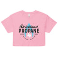 Strickland Propane Women's Crop Tee Hoodie, Sweatshirt | CoreVibeTees.com (Image 1)