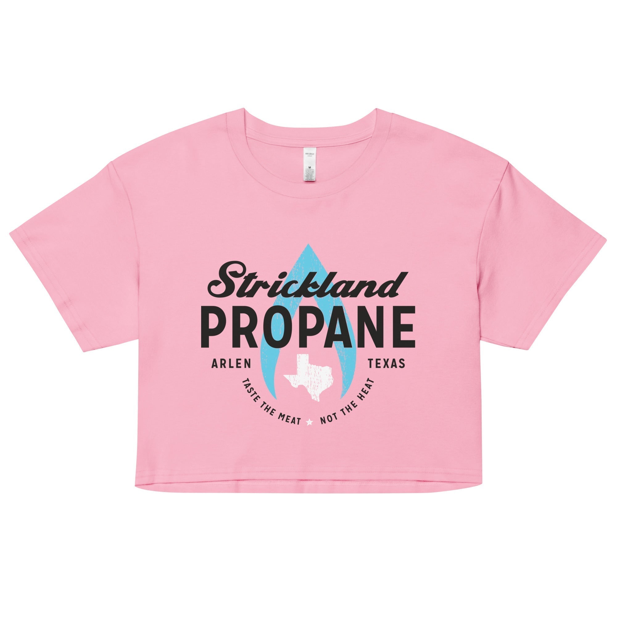 Strickland Propane Women's Crop Tee Hoodie, Sweatshirt | CoreVibeTees.com (Image 1)