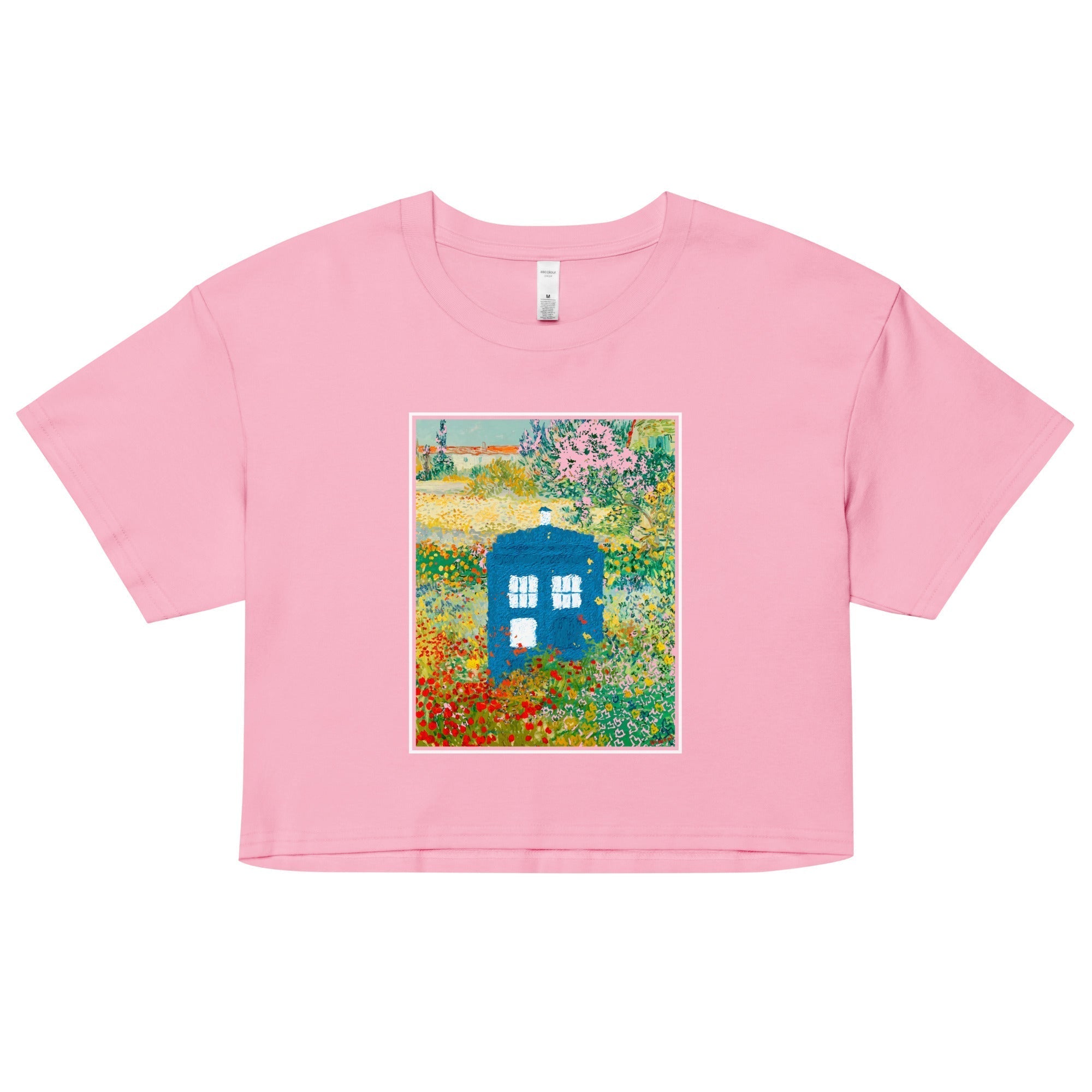 Garden In Bloom Women's Crop Tee Hoodie, Sweatshirt | CoreVibeTees.com (Image 4)