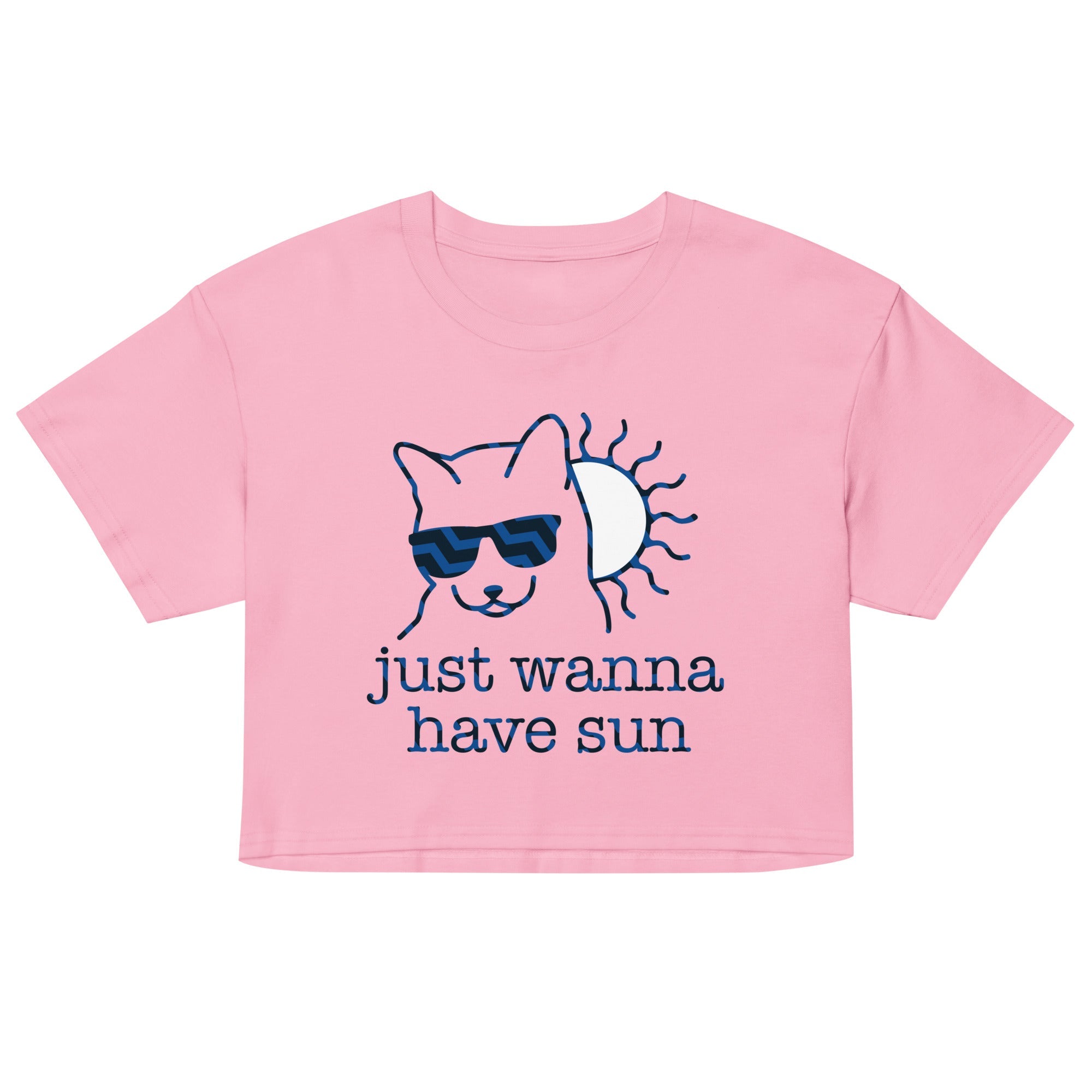 Just Wanna Have Sun Women's Crop Tee