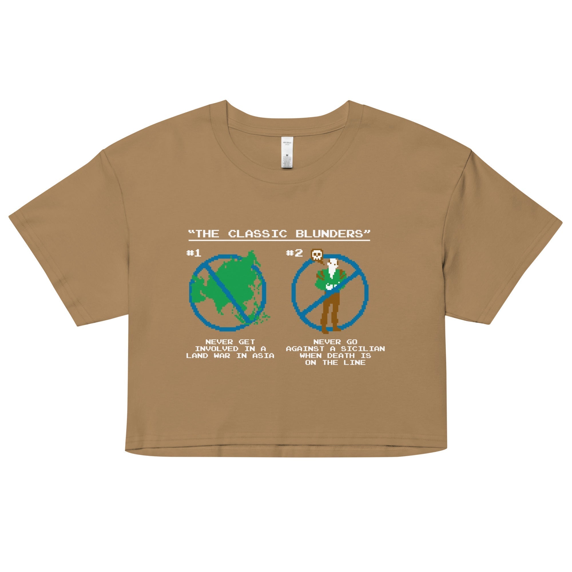The Classic Blunders Women's Crop Tee Hoodie, Sweatshirt | CoreVibeTees.com (Image 2)
