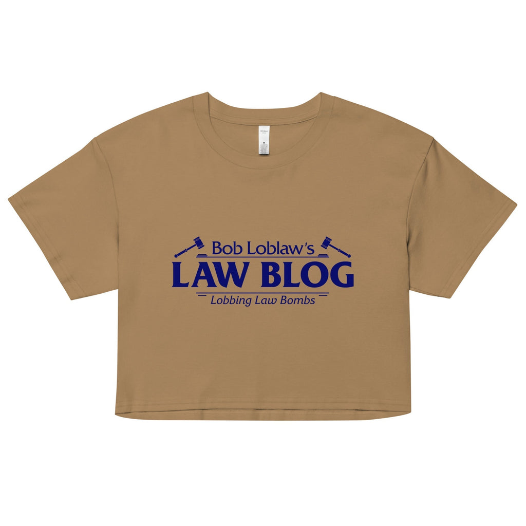 Bob Loblaw's Law Blog Women's Crop Tee Hoodie, Sweatshirt | CoreVibeTees.com (Image 2)