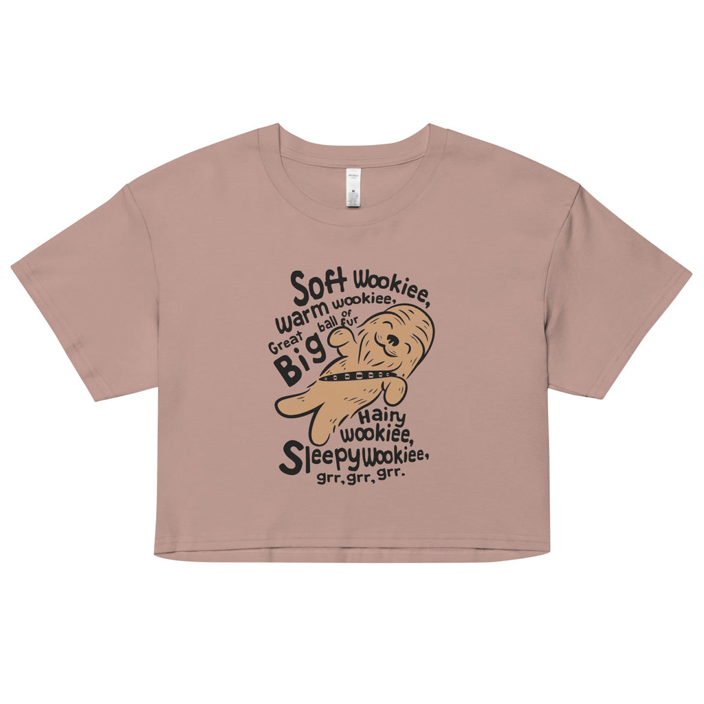 Soft Wookiee, Warm Wookiee Women's Crop Tee Hoodie, Sweatshirt | CoreVibeTees.com (Image 2)