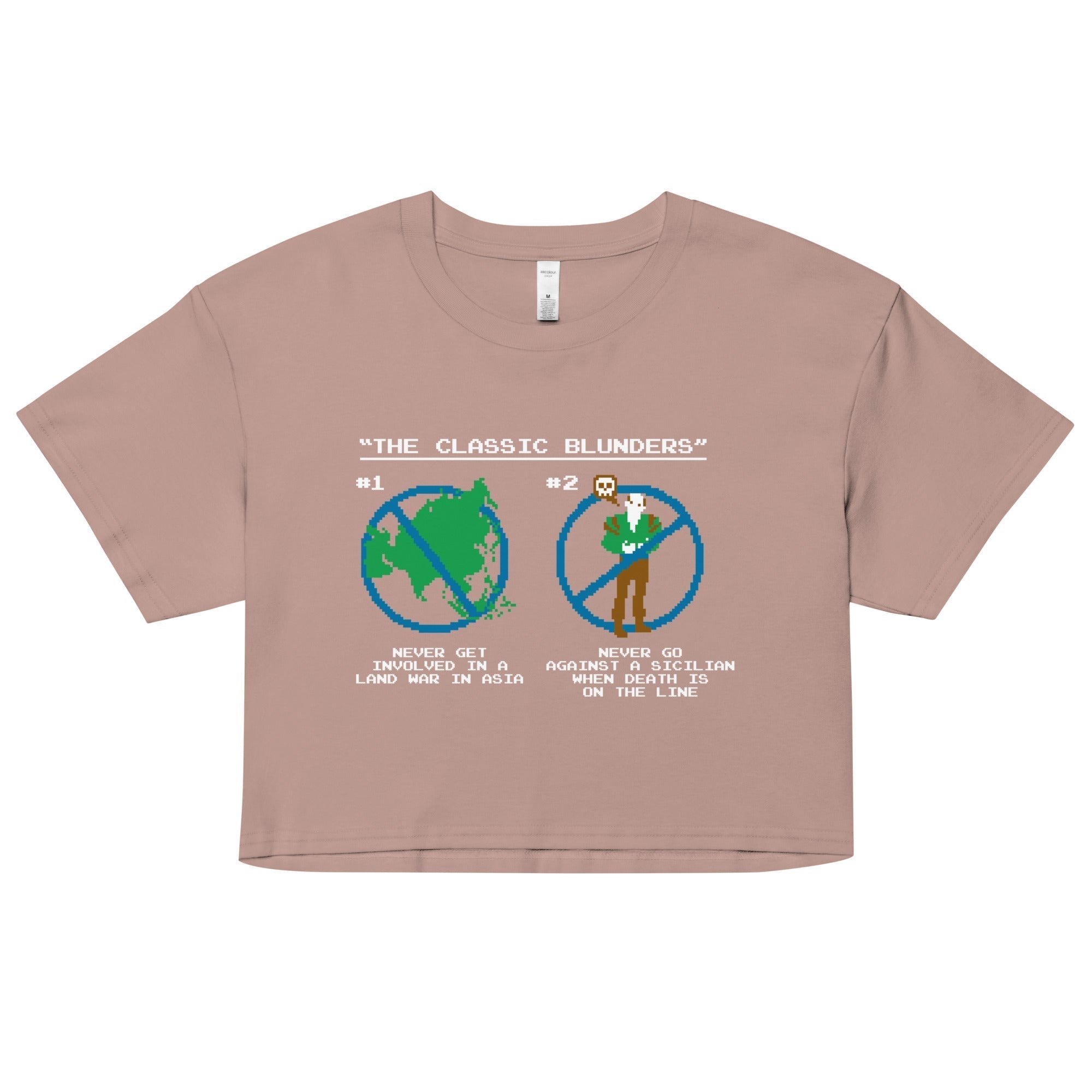 The Classic Blunders Women's Crop Tee Hoodie, Sweatshirt | CoreVibeTees.com (Image 3)
