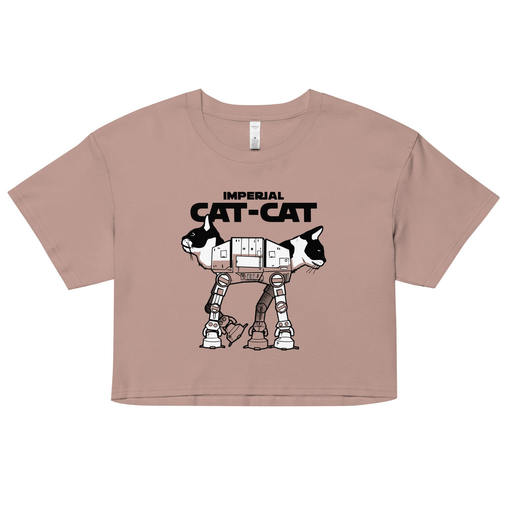 Cat-Cat Women's Crop Tee Hoodie, Sweatshirt | CoreVibeTees.com (Image 3)