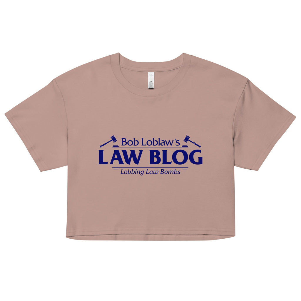 Bob Loblaw's Law Blog Women's Crop Tee Hoodie, Sweatshirt | CoreVibeTees.com (Image 3)
