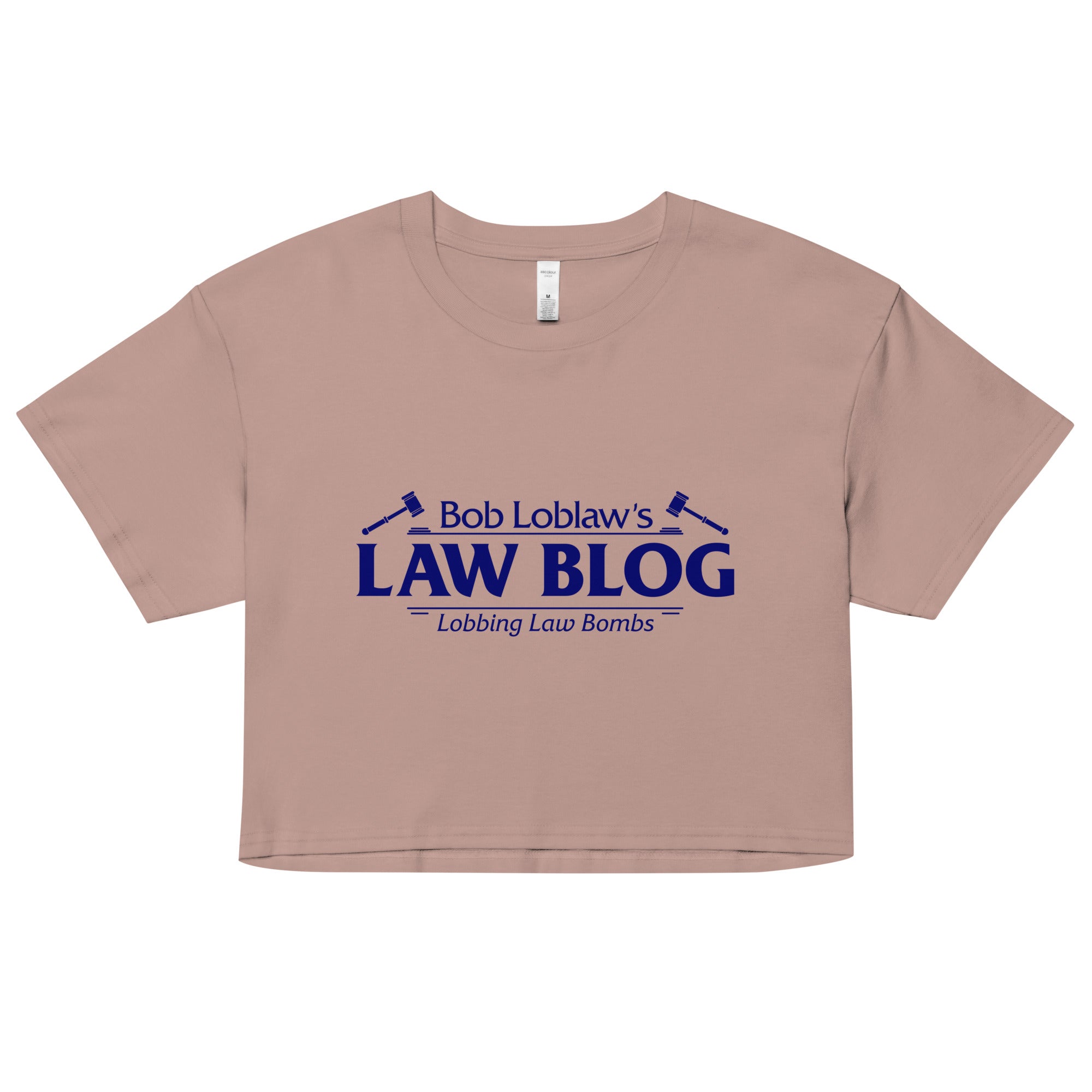 Bob Loblaw's Law Blog Women's Crop Tee Hoodie, Sweatshirt | CoreVibeTees.com (Image 3)