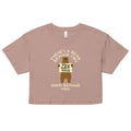 There's A Bear Behind You, 100% Behind You Women's Crop Tee Hoodie, Sweatshirt | CoreVibeTees.com (Image 1)