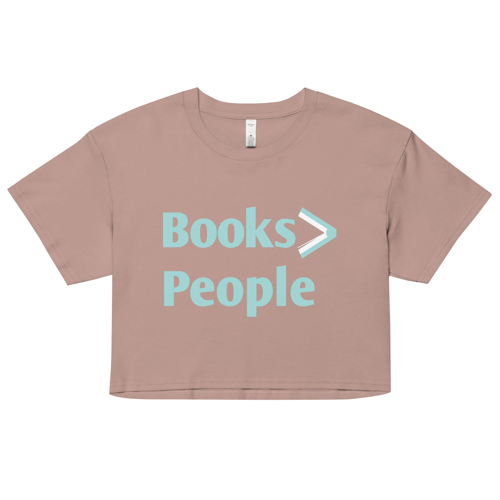 Books>People Women's Crop Tee Hoodie, Sweatshirt | CoreVibeTees.com (Image 2)