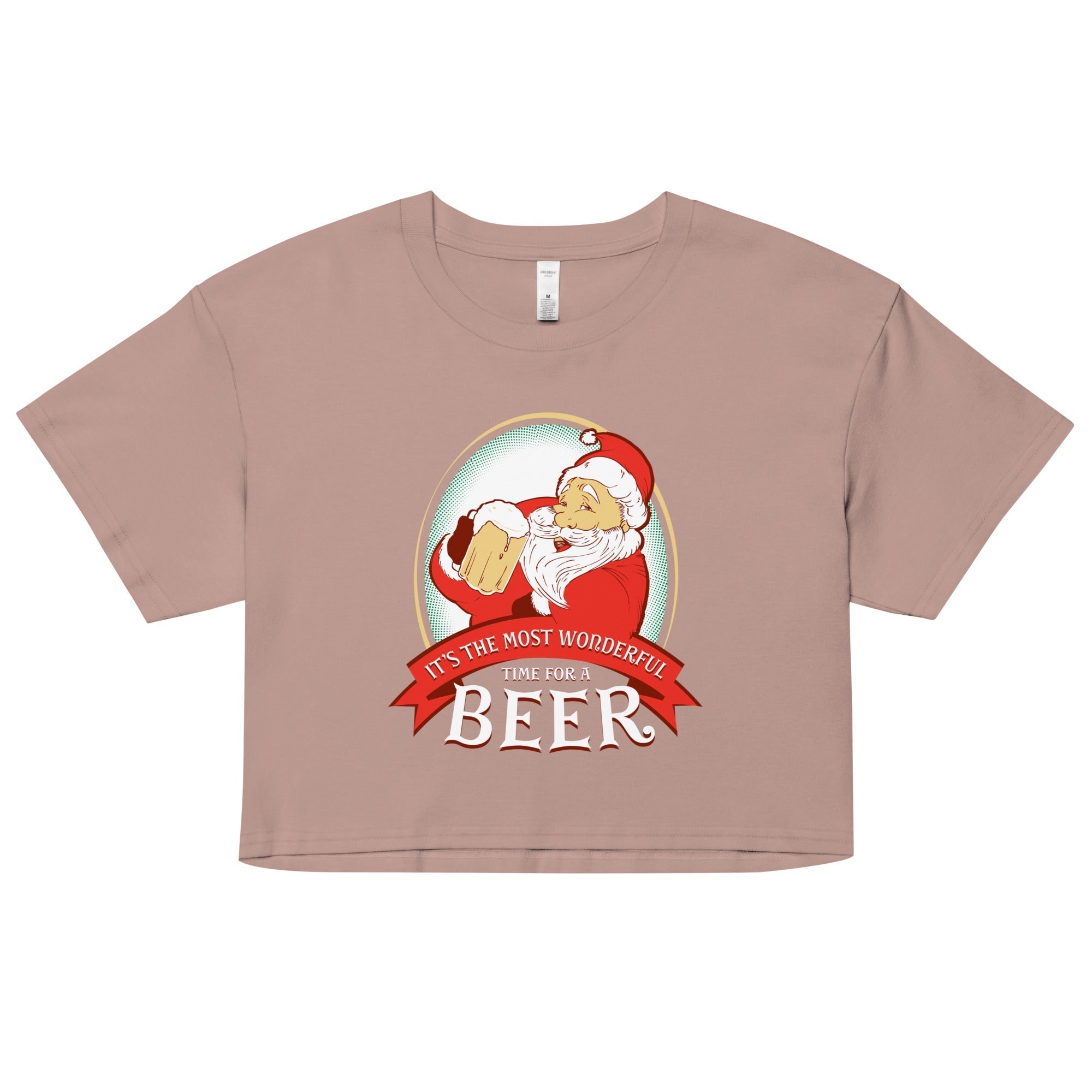 It's the Most Wonderful Time Women's Crop Tee Hoodie, Sweatshirt | CoreVibeTees.com (Image 1)
