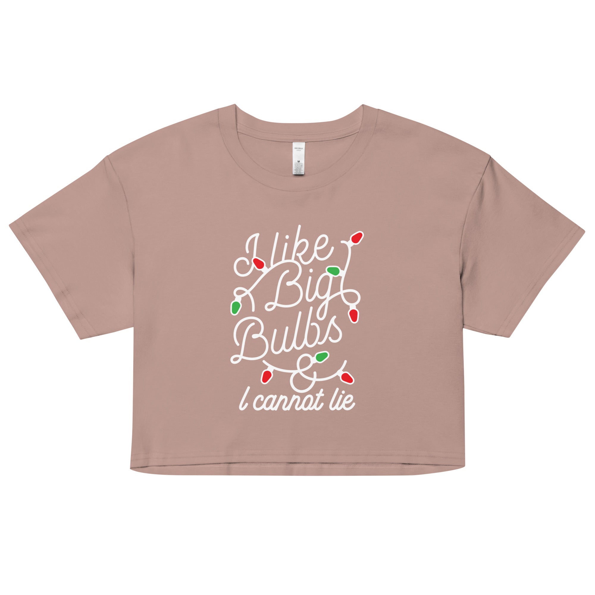 I Like Big Bulbs & I Cannot Lie Women's Crop Tee Hoodie, Sweatshirt | CoreVibeTees.com (Image 2)