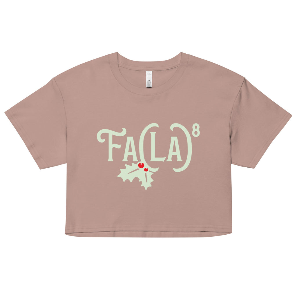 Fa LaLaLaLaLaLaLaLa Women's Crop Tee Hoodie, Sweatshirt | CoreVibeTees.com (Image 1)