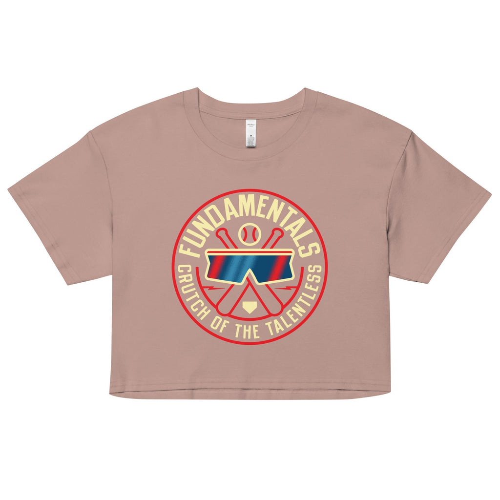 Fundamentals Crutch Of The Talentless Women's Crop Tee Hoodie, Sweatshirt | CoreVibeTees.com (Image 3)