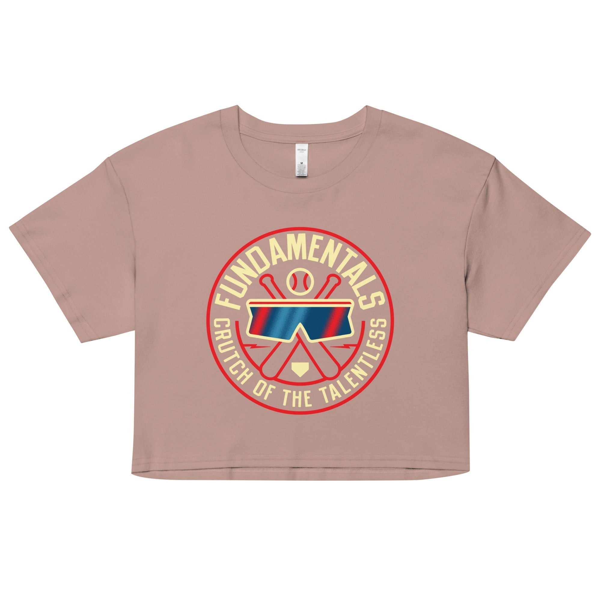 Fundamentals Crutch Of The Talentless Women's Crop Tee Hoodie, Sweatshirt | CoreVibeTees.com (Image 3)