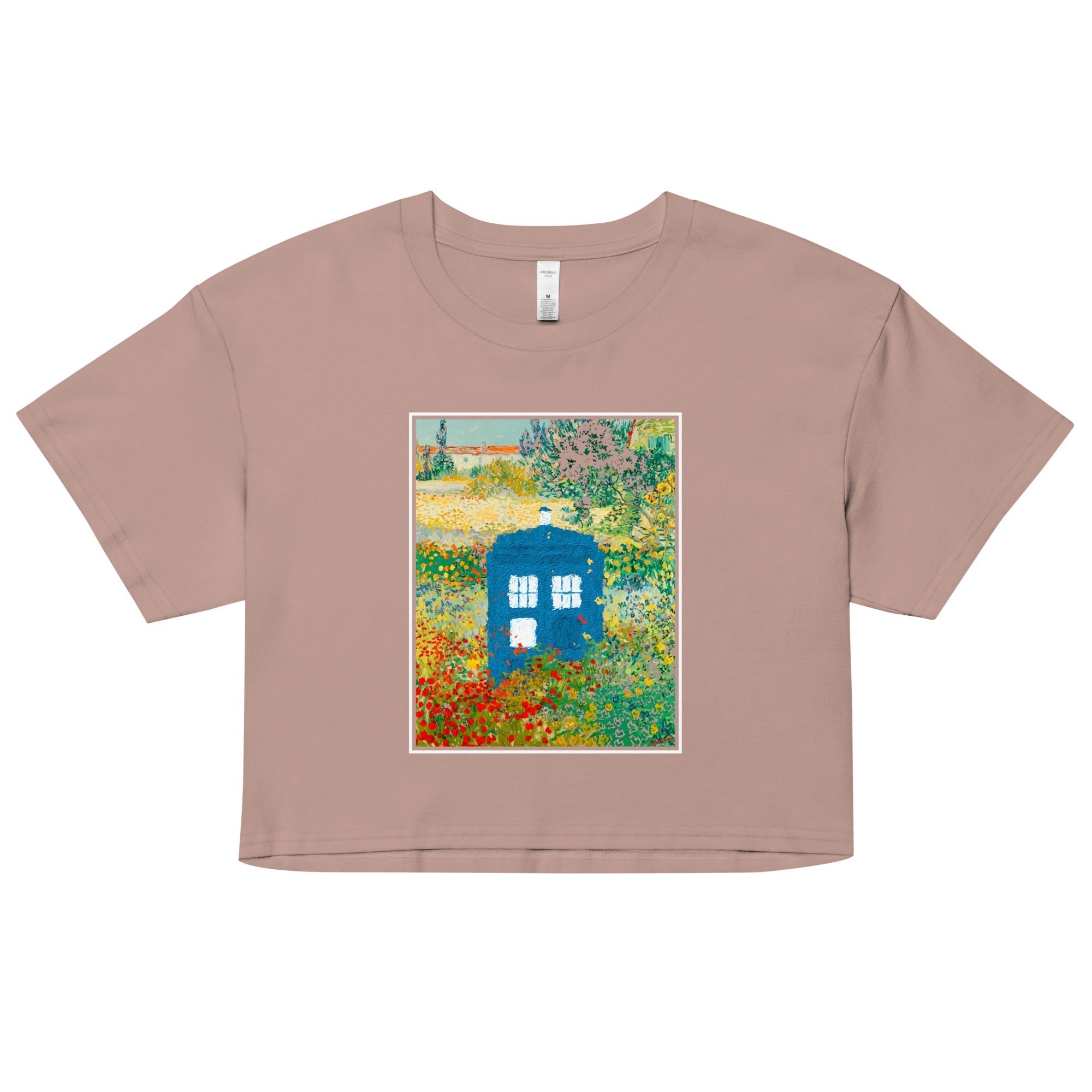 Garden In Bloom Women's Crop Tee Hoodie, Sweatshirt | CoreVibeTees.com (Image 3)