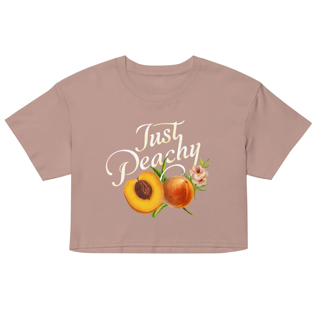 Just Peachy Women's Crop Tee