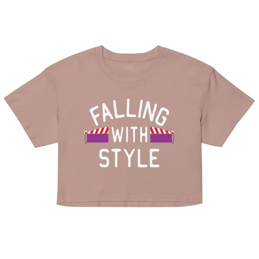 Falling With Style Women's Crop Tee