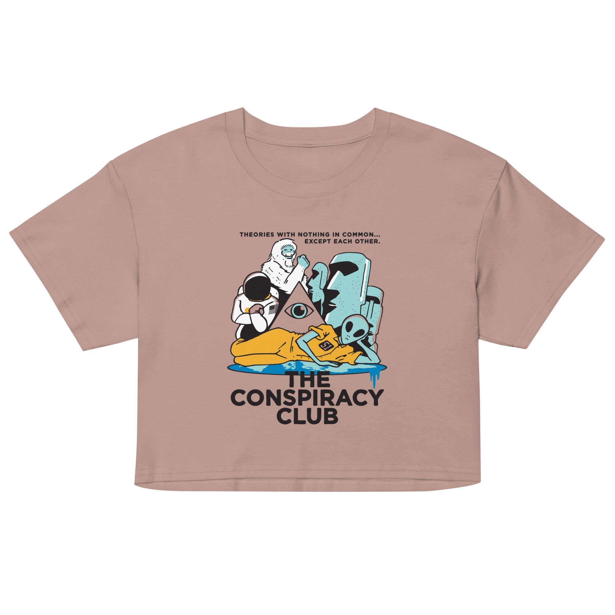 The Conspiracy Club Women's Crop Tee